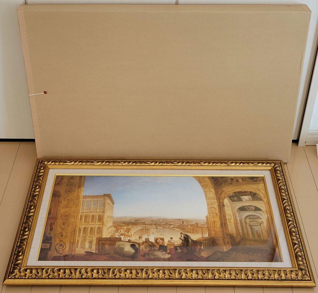 【版画】ウィリアム・ターナー『ヴァティカンから望むローマ』