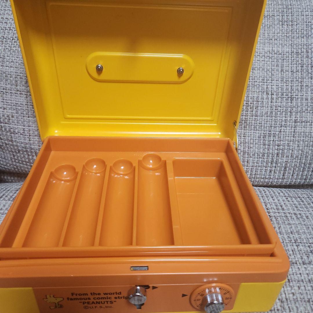 SNOOPY スヌーピー 手提げ金庫 キャッシュボックス レトロ 激レア