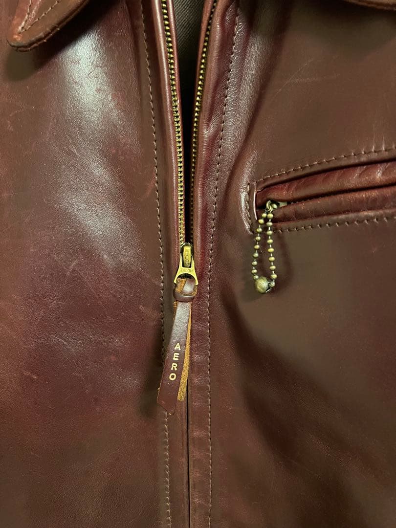 エアロレザー ハイウェイマン プレミアレンジ 34 コードバンカラー