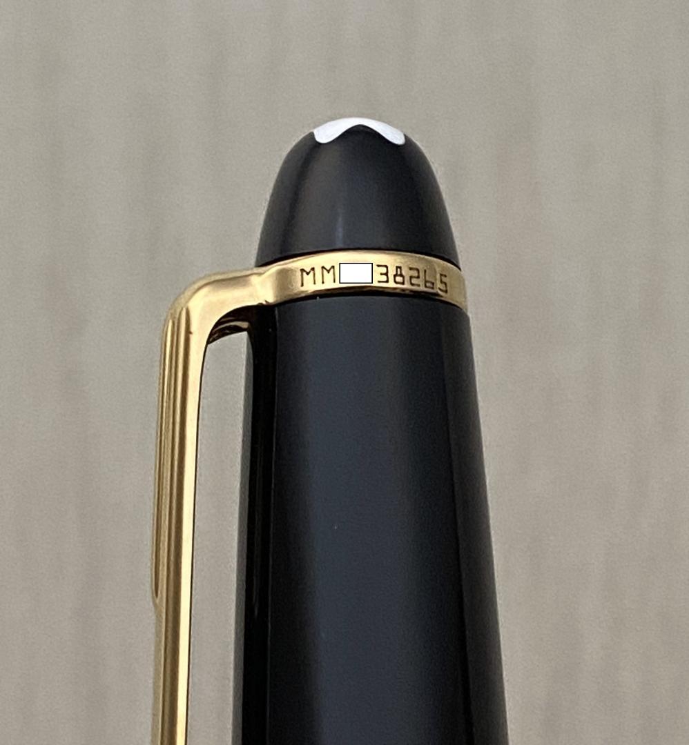 モンブラン 164 クラシック ブラックx ゴールド ボールペン ドイツ製