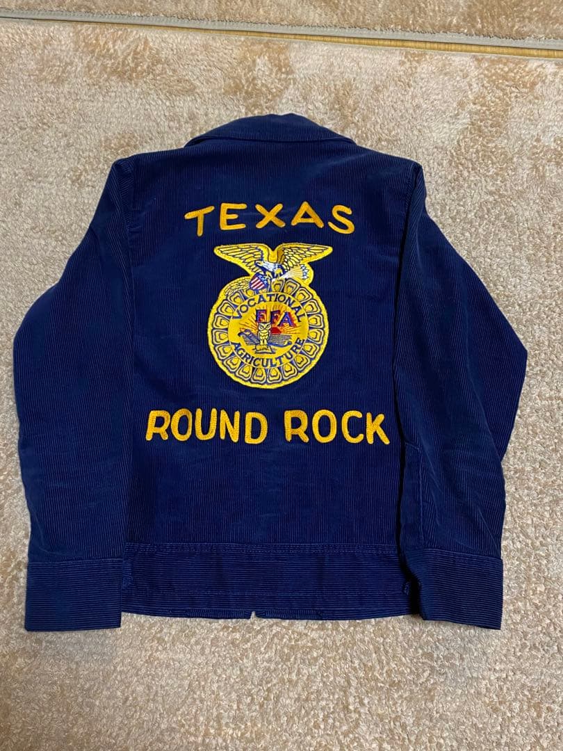 あいく　FFA ネイビー ジャケット Round Rock