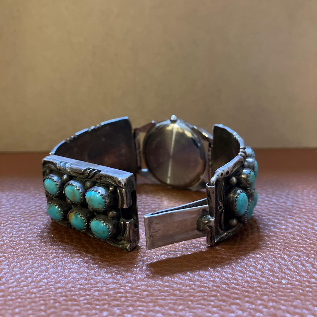 訳アリ。インディアンジュエリー　ナバホ族　ターコイズ　腕時計