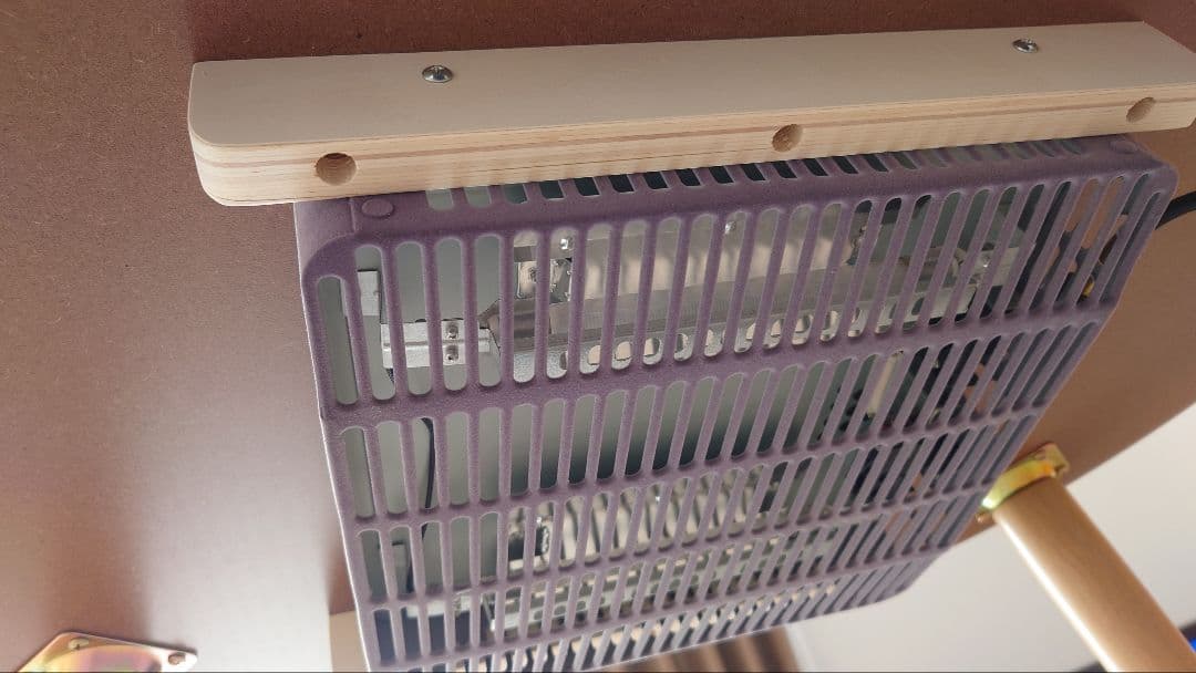 ニトリ　豆型こたつテーブル　ナチュラル