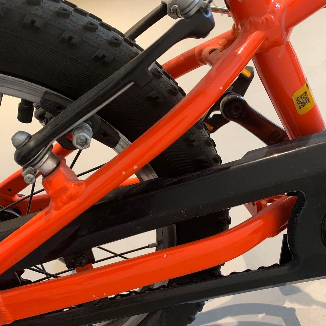 子供用自転車 16インチ 身長99-117cm オレンジ　TREK