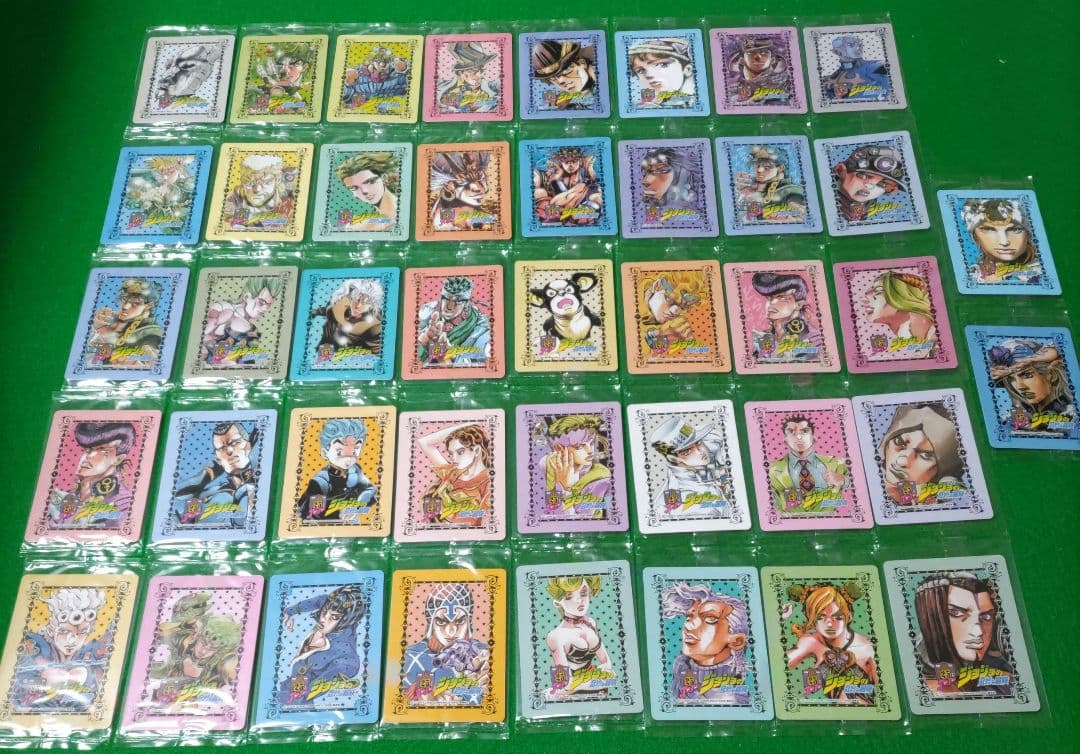 ②㊴ ジョジョの奇妙な冒険　25周年　メモリアルカード　42枚　コンプリート