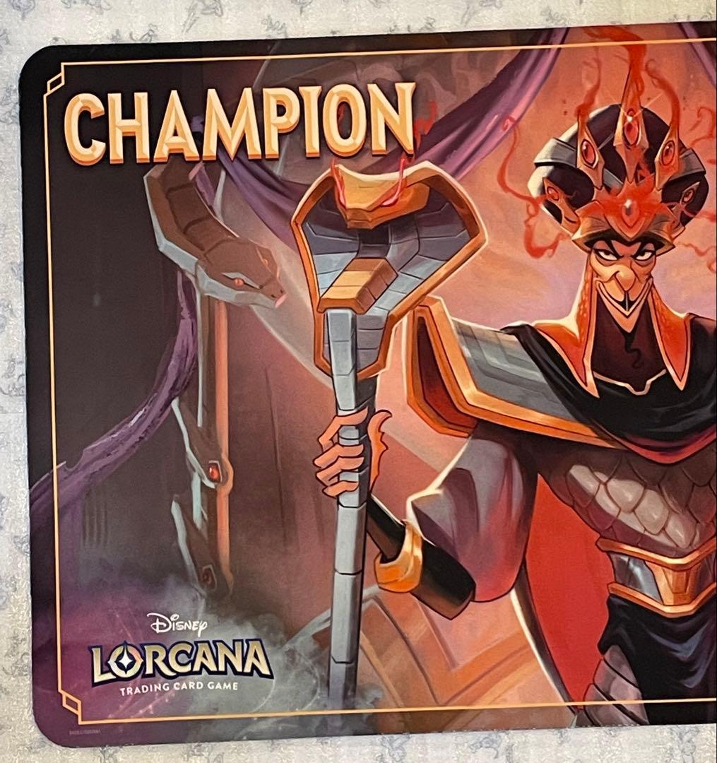 海外大会限定 ロルカナ ジャファー チャンピオン プレイマット ディズニー