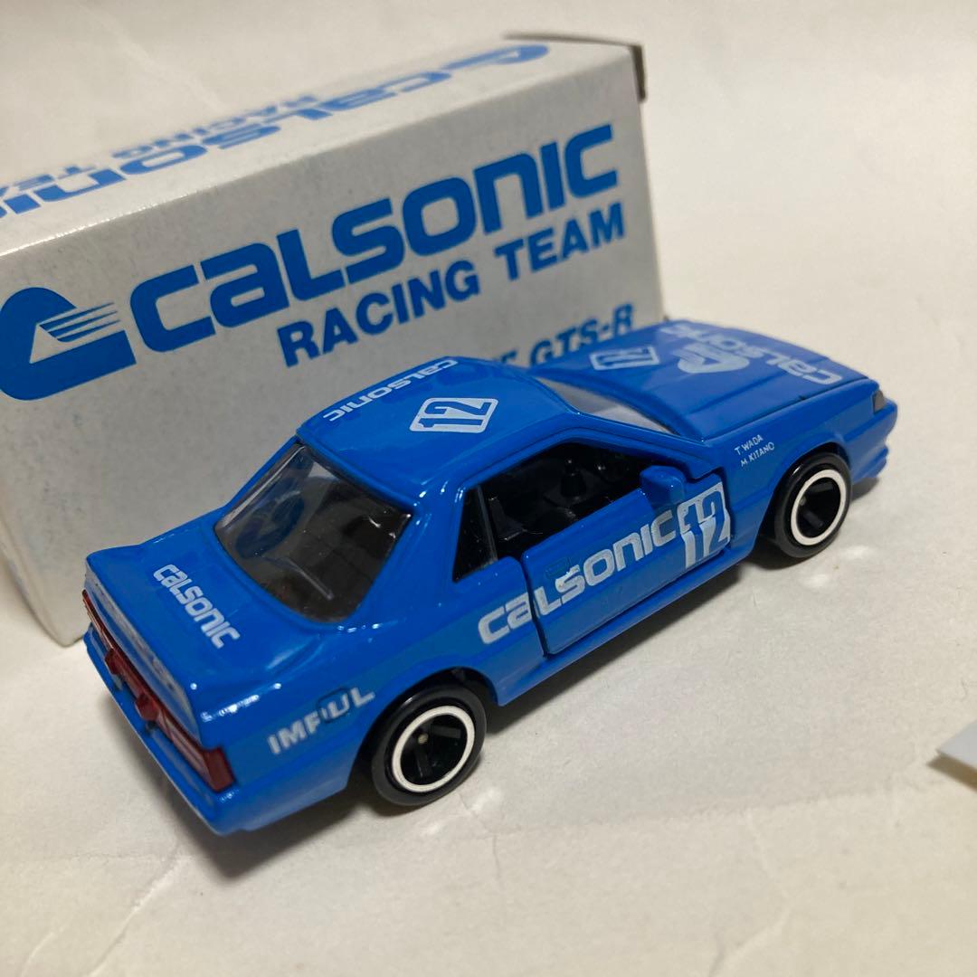 トミカスカイラインGTS−Rカルソニック仕様です。1988ガリバー特注　日本製