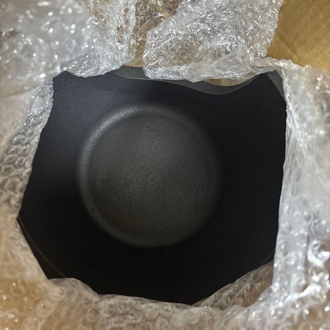 南部鉄器　茶の湯風炉釜　紅鉢竹紋　2、2L