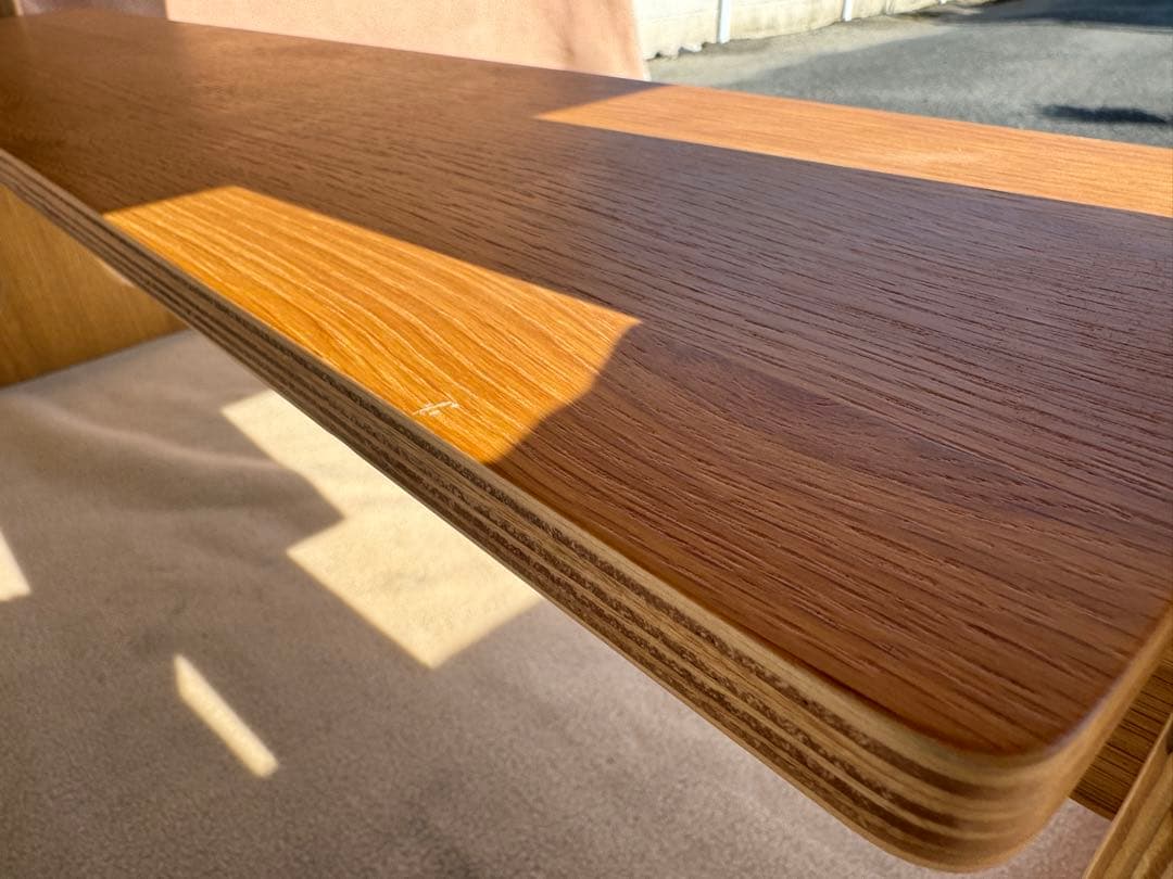 奈良発 無印良品 リビングでもダイニングでもつかえるベンチとテーブル ３点セット