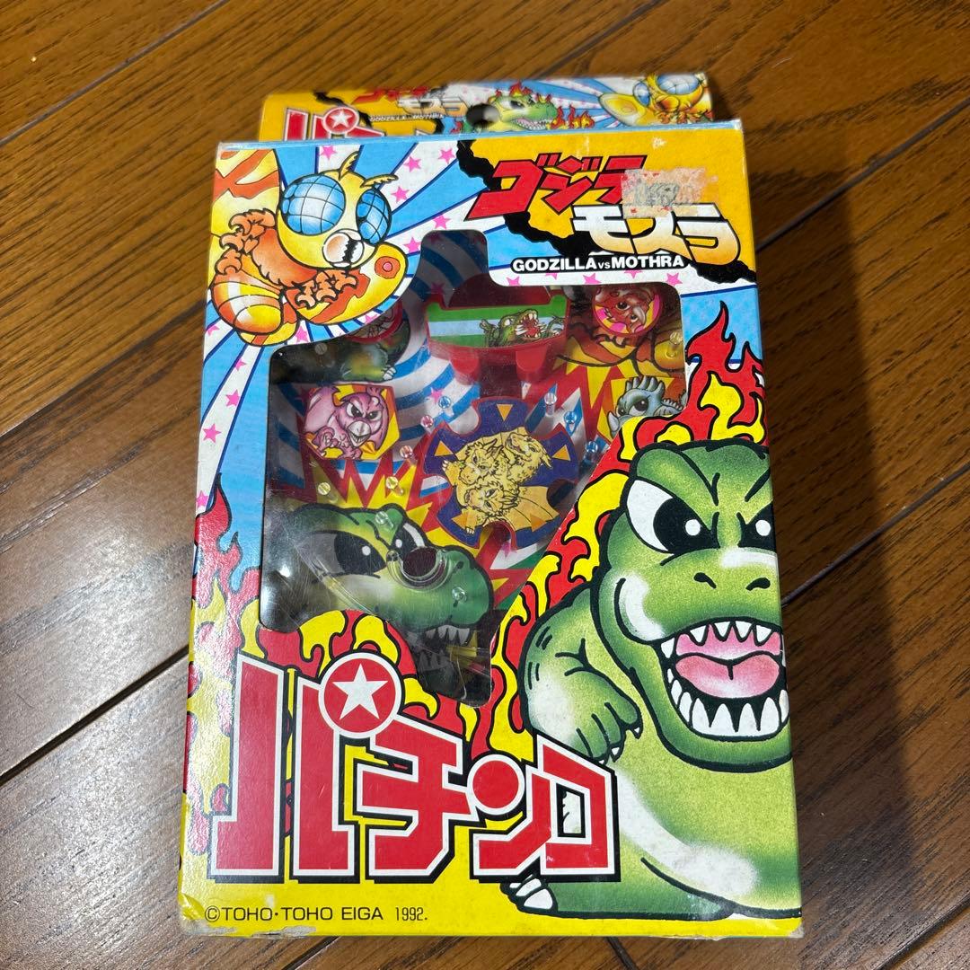 TOHO ゴジラVSモスラ キングギドラ パチンコ日本製 1992年 当時物