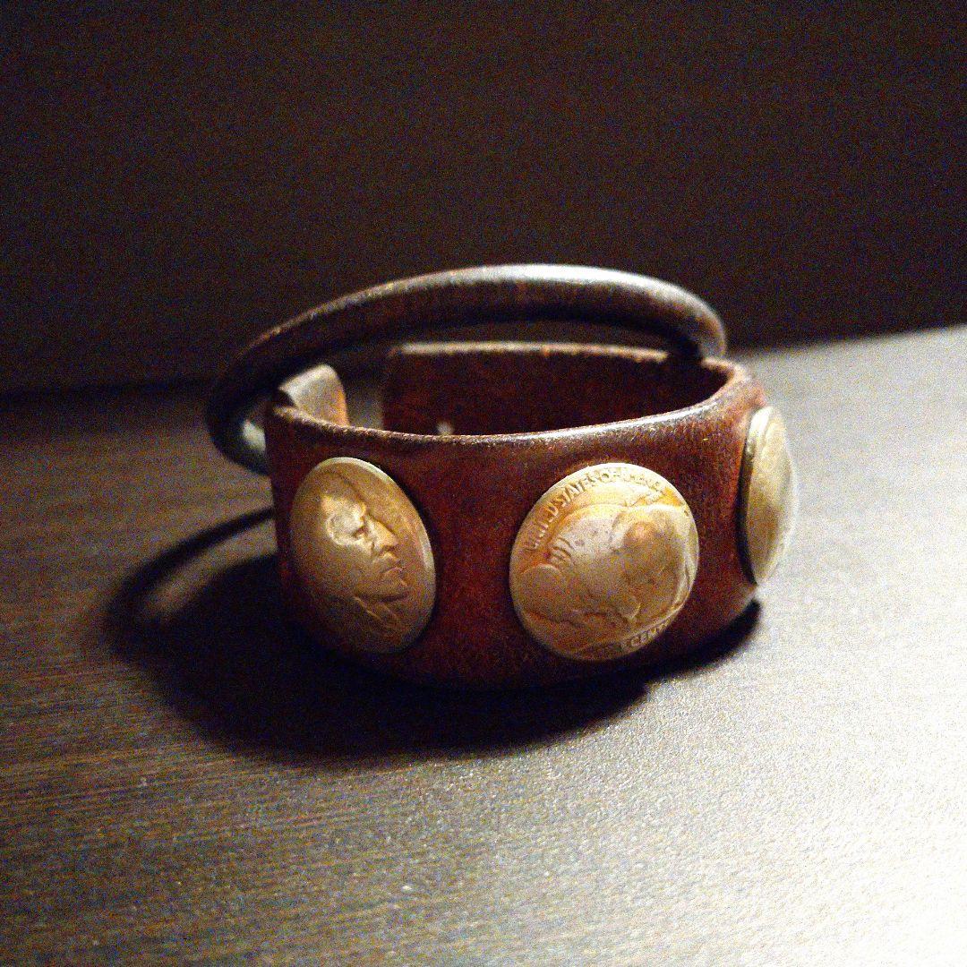 ゴローズ レザーコンチョブレス 革ブレス