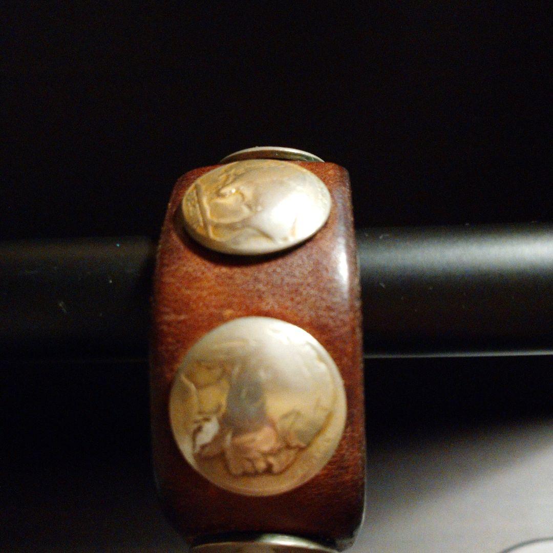 ゴローズ レザーコンチョブレス 革ブレス