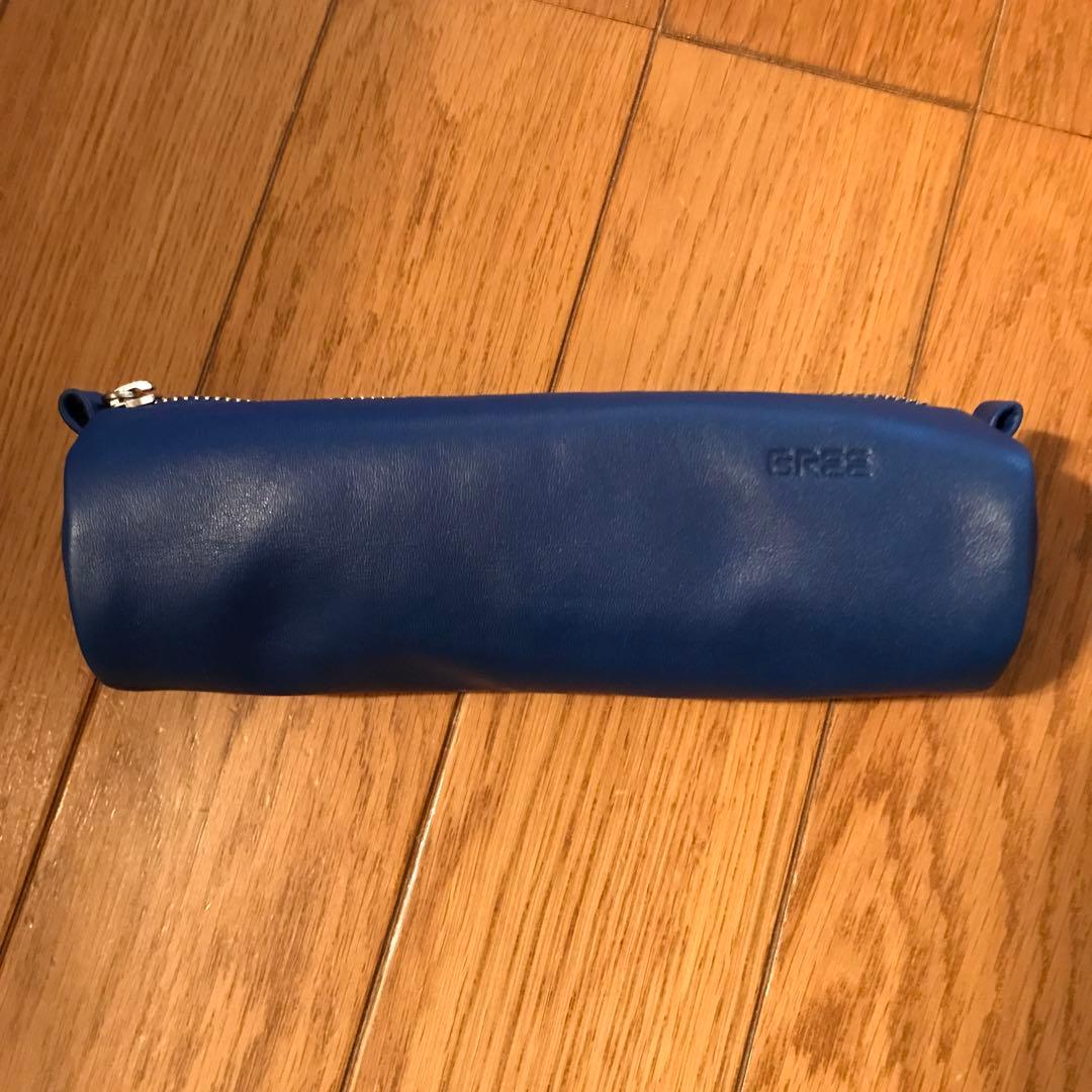 BREE ブリー　ペンケース　筆入れ　革製　筒型