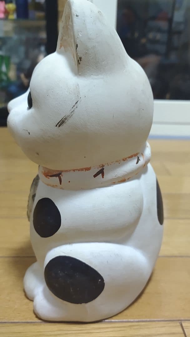 ヒゲタ醤油招き猫 時代物