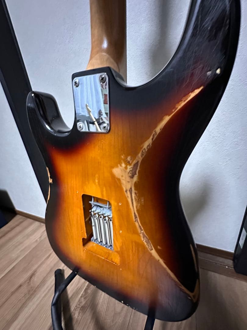 ギター pirates relic by georarms stratocaster