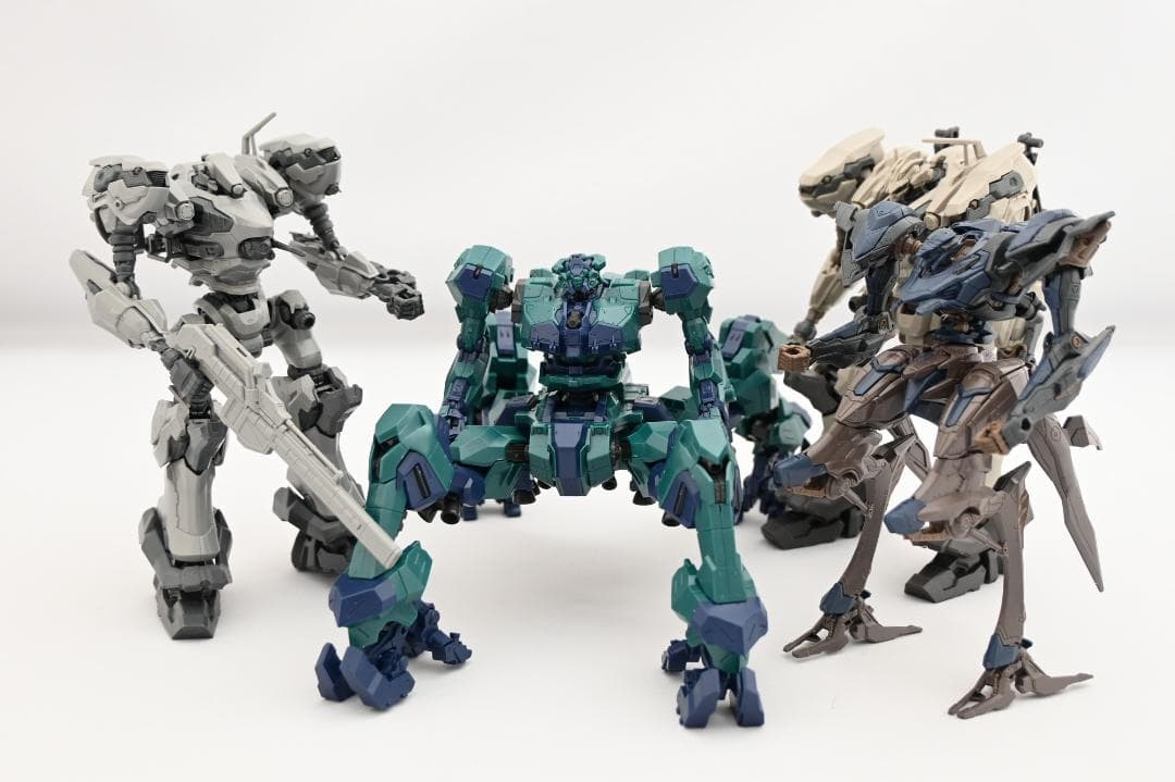 30mm アーマードコアⅥ 4体 オプション0102 6点セット ジャンク