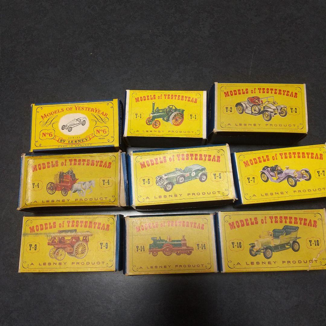 lesney models of yesteryear 9台とcorgi7台