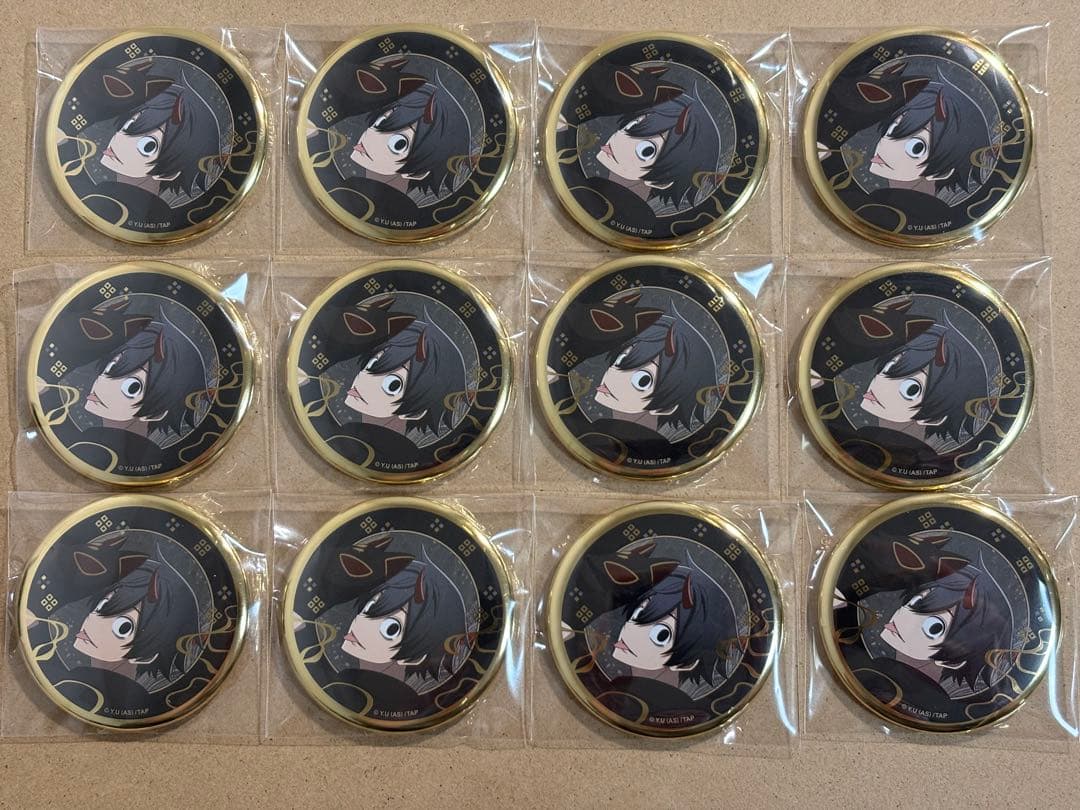 桃源暗鬼 アニメイトカフェ 箔押し缶バッジ 淀川12点