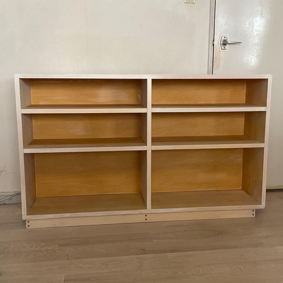 設計士の友人に作ってもらった本棚⭐︎可動棚板　W1263×H713×D305