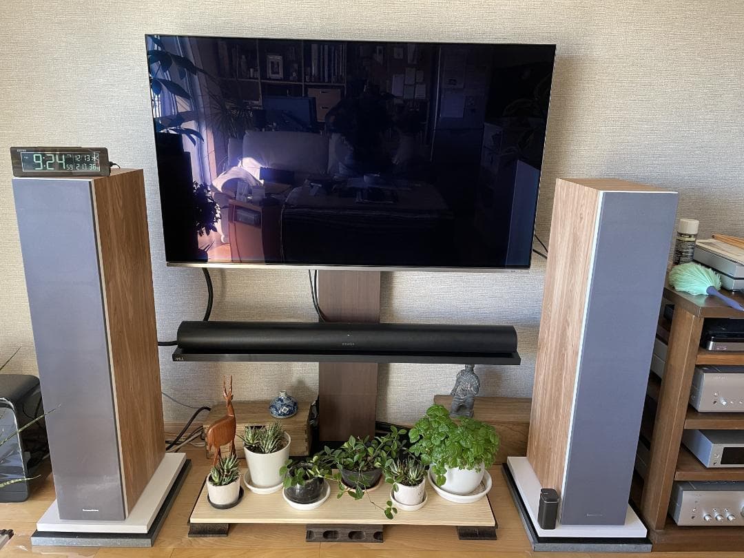 高級 天然黒御影石 山西黒　オーディオボード●420×390×20●2枚　ペア