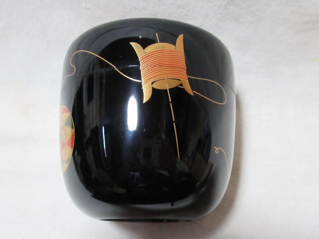 茶道具葵春造　棗　馬に玩具絵　共箱