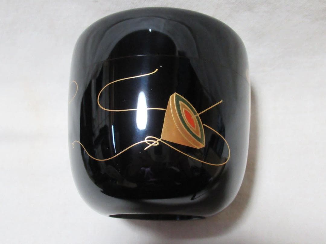 茶道具葵春造　棗　馬に玩具絵　共箱