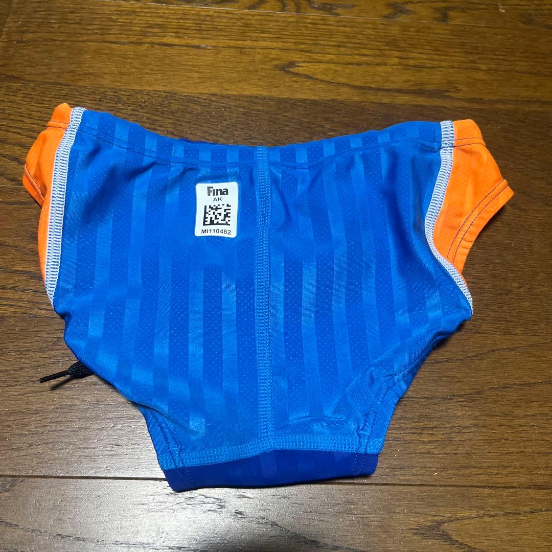 mizuno 競泳水着 メンズ ブルー Lサイズ FINA認証 青色