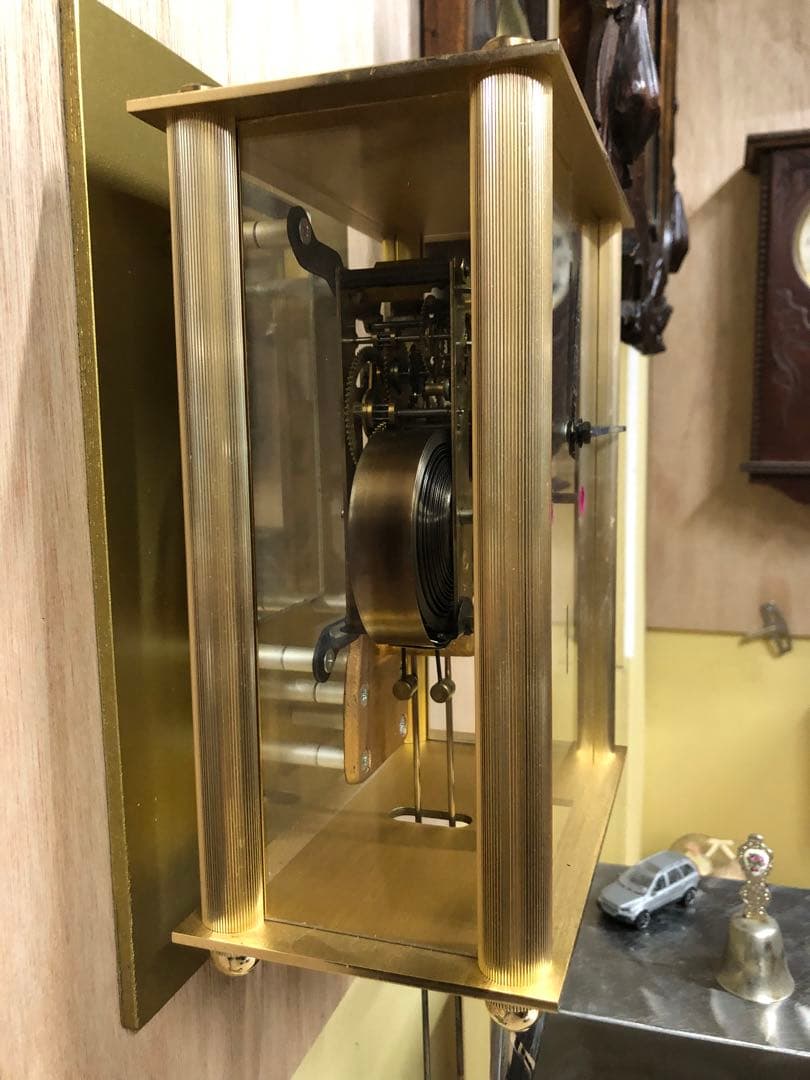 手作り時計 掛け時計 柱時計 アンティーク レトロ