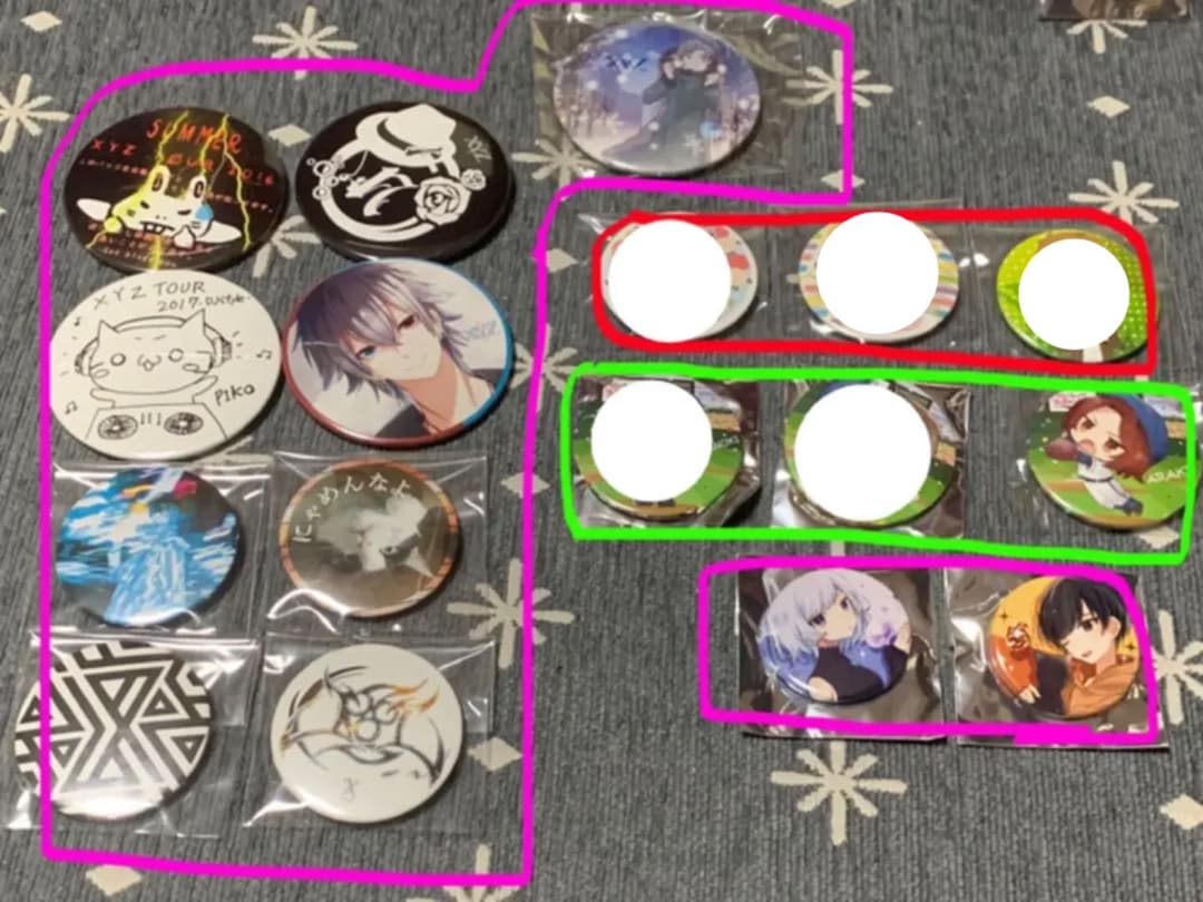 歌い手 センラ 缶バッチ