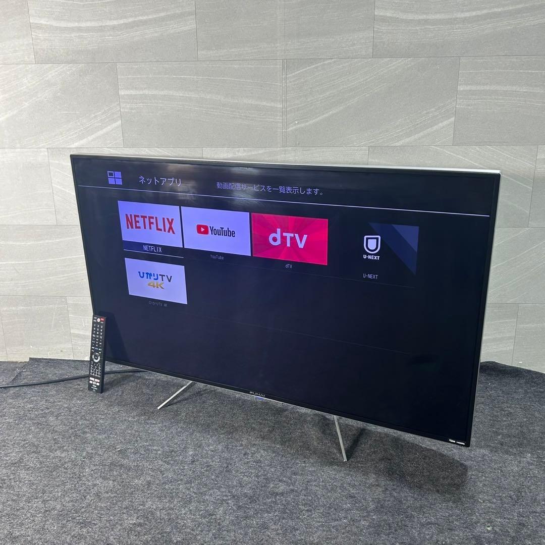 フナイ 49インチ 4K対応 液晶テレビ 高画質 TV 2017年 d4059