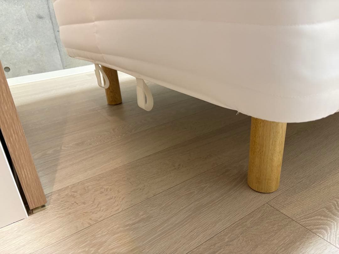 【送料込】シングル脚付マットレス　ポケットコイル　無印良品