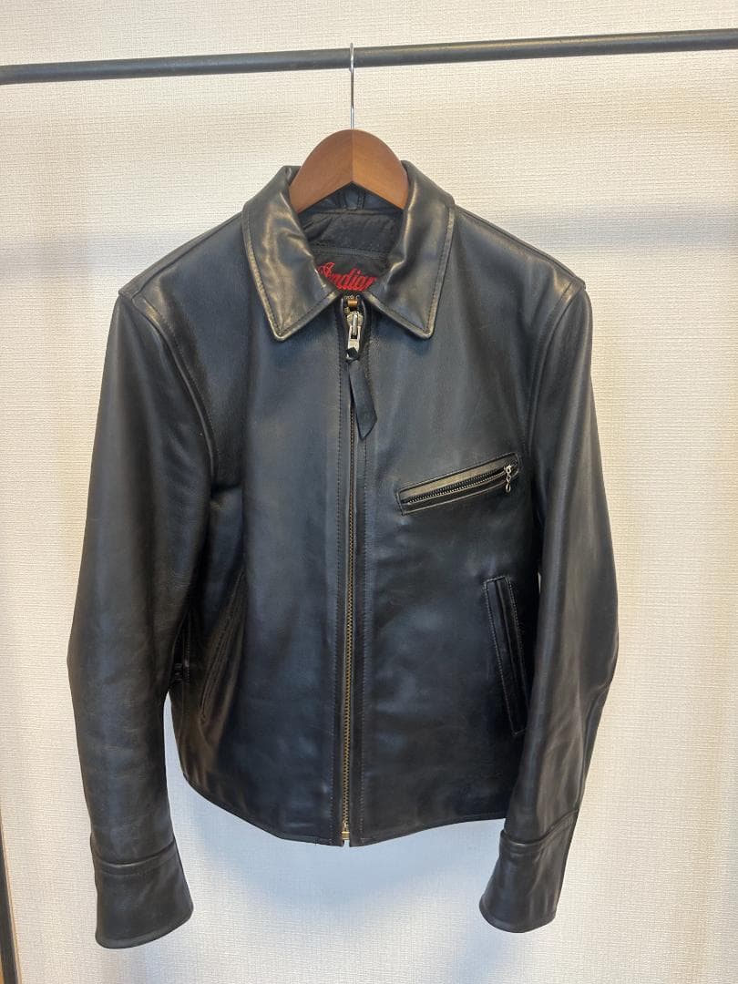 インディアン☆Indian Motorcycle☆シングルライダースジャケット