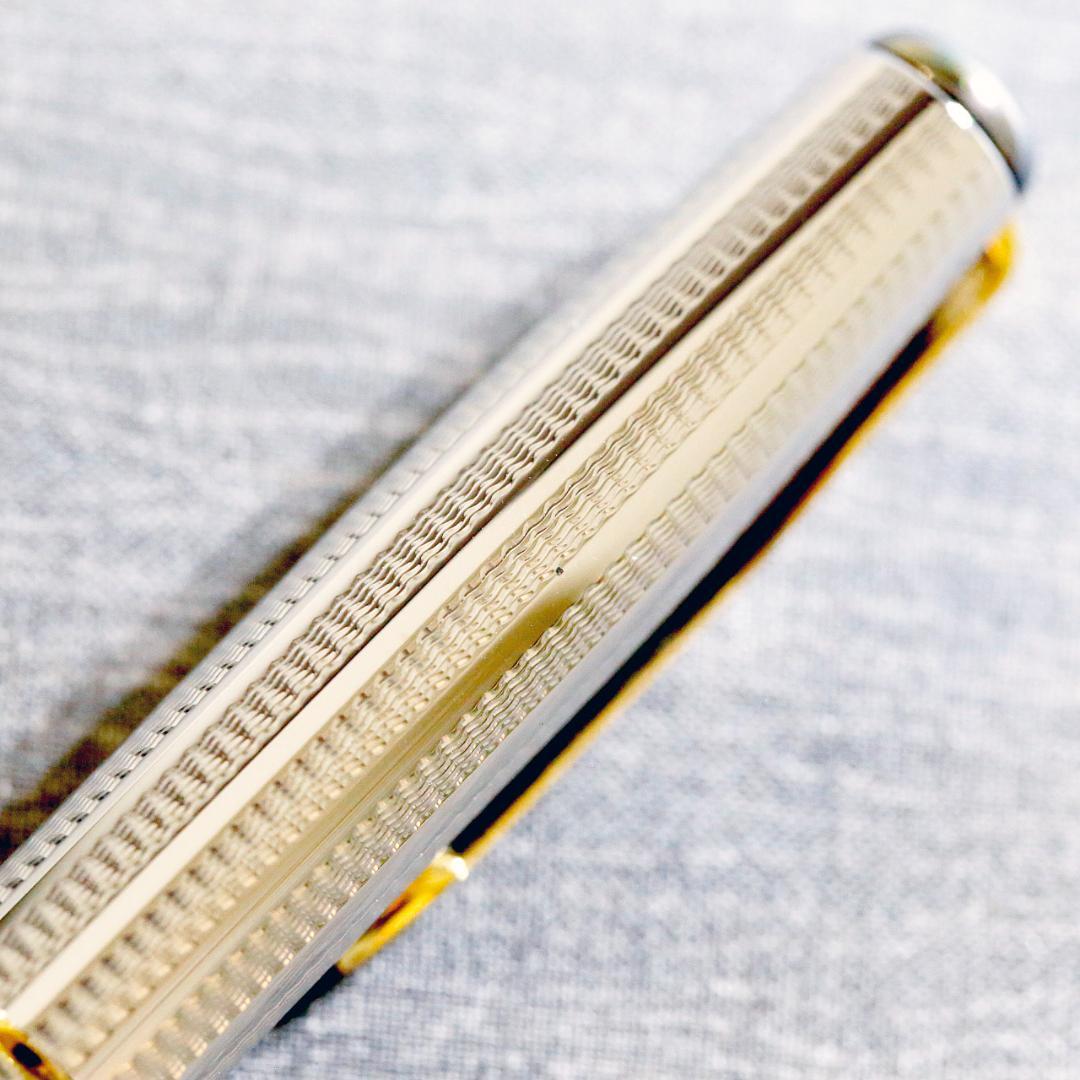 【極美品 送料込み】パーカー 万年筆 ソネット シルバーカスケード