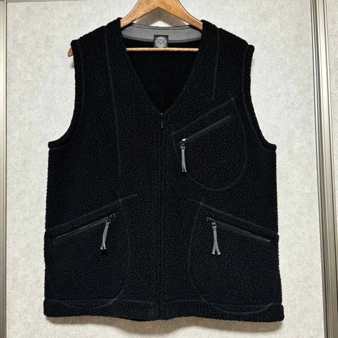 トップス PORTER CLASSIC FLEECE ZIP VEST size:3