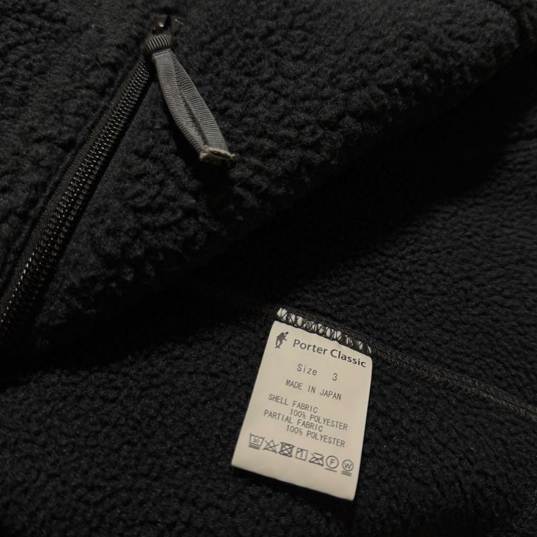 トップス PORTER CLASSIC FLEECE ZIP VEST size:3