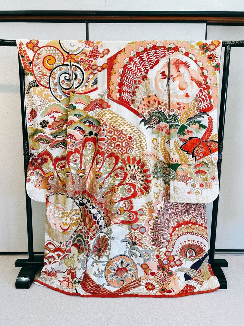 アンティーク　大正ロマン　花嫁衣装　引き振り　振袖　古美術　骨董品