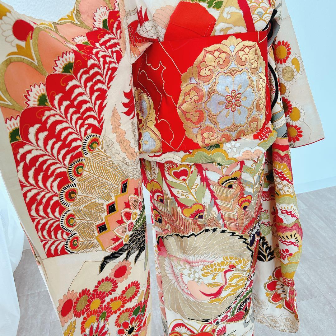 アンティーク　大正ロマン　花嫁衣装　引き振り　振袖　古美術　骨董品