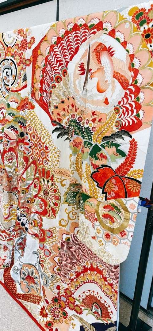 アンティーク　大正ロマン　花嫁衣装　引き振り　振袖　古美術　骨董品