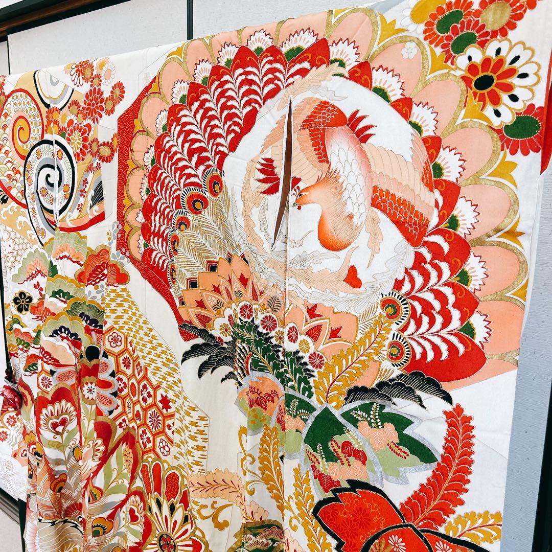 アンティーク　大正ロマン　花嫁衣装　引き振り　振袖　古美術　骨董品