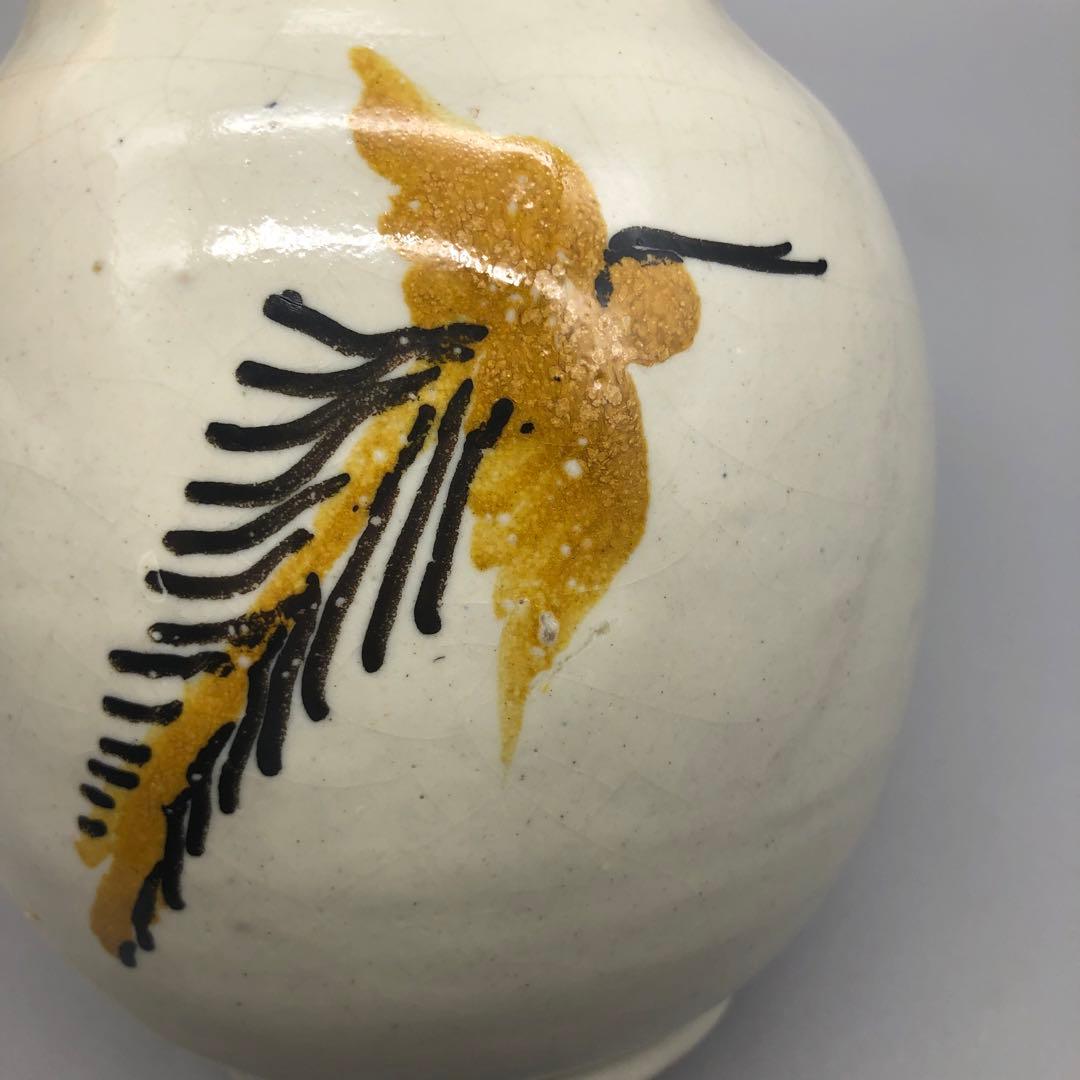 メキシコプエブラタラベラ焼ビンテージ陶器伝統工芸バード鳥デキャンタ水差し