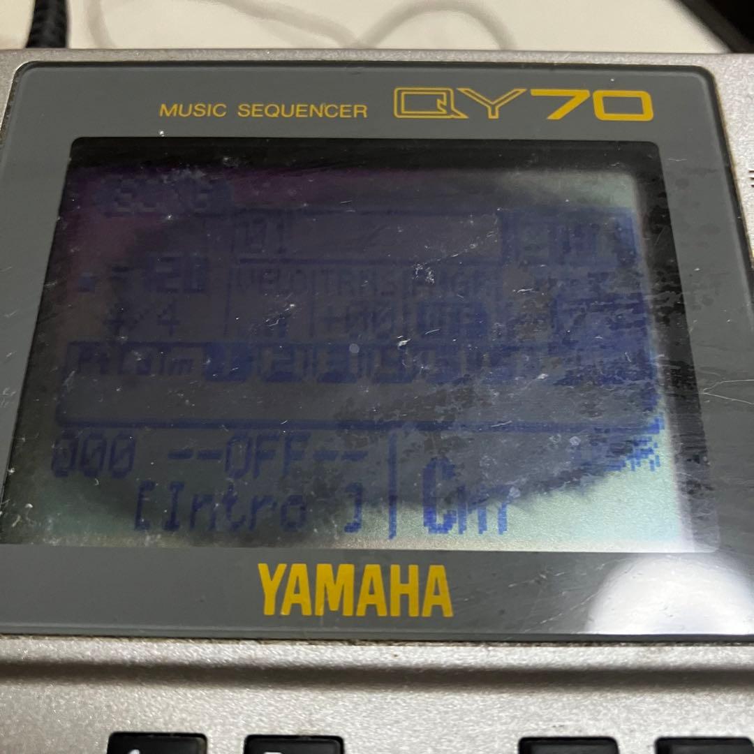 [本体のみ、画面やけあり]YAMAHA ヤマハ　QY70 音源モジュール