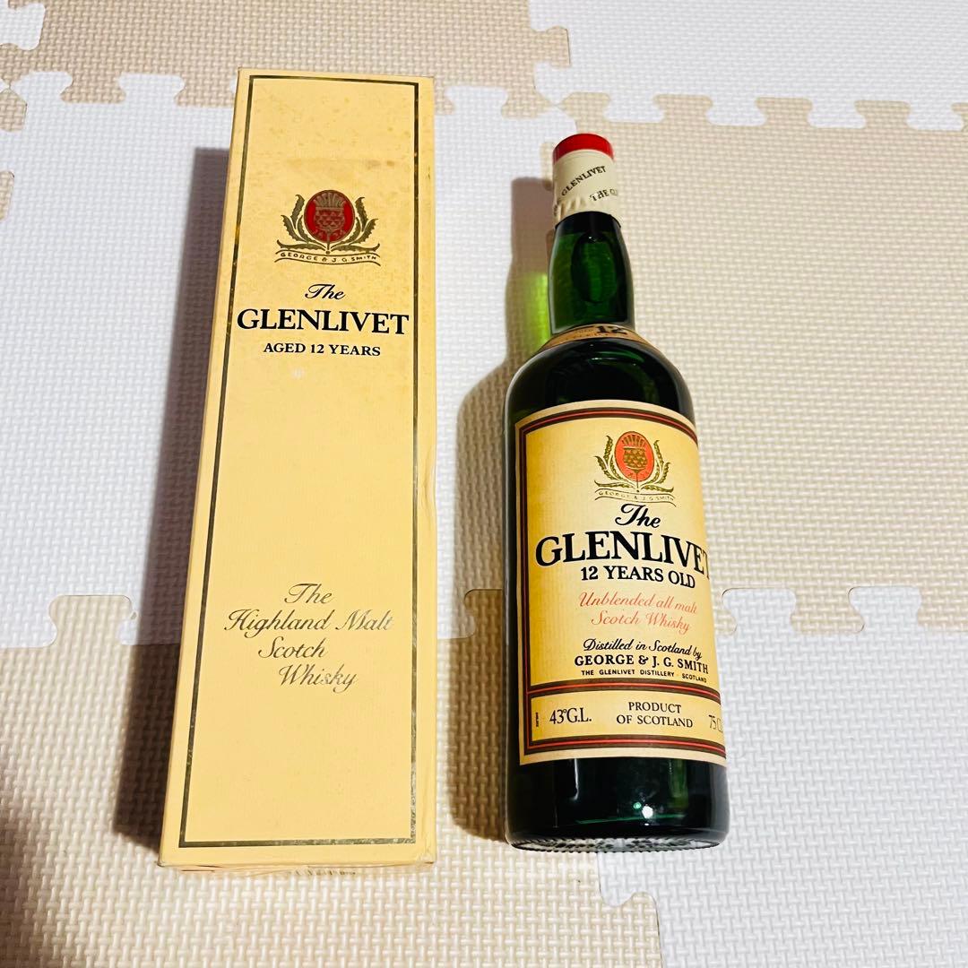 【古酒】ザ・グレンリベット ピュアシングルモルト 12年 750ml