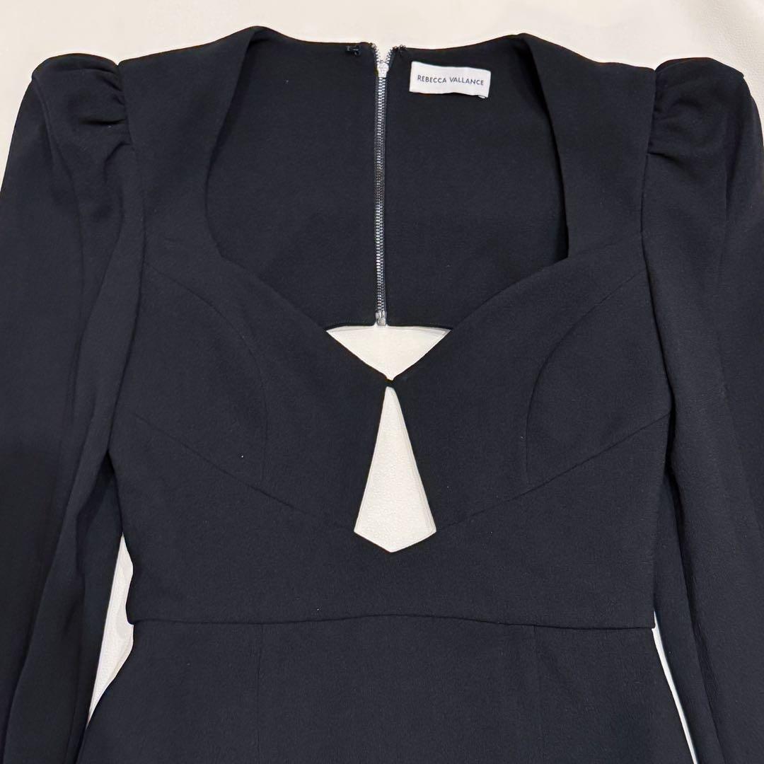 【ろく様】REBECCA VALLANCE カットアウトブラックドレス