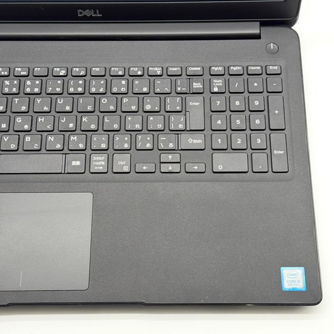 ノートパソコン 8世代 Dell CORE i5 メモリ8GB ストレージ無し