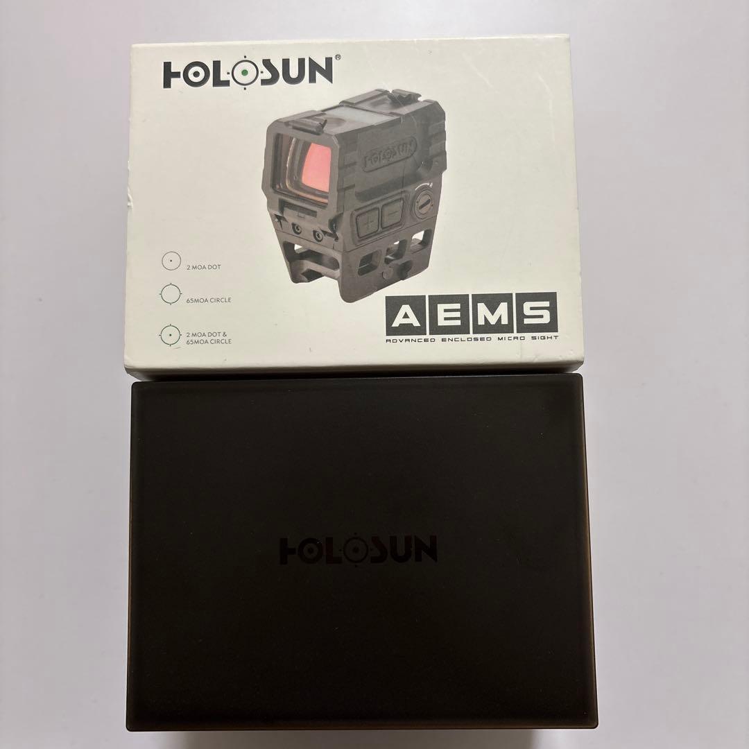 HOLOSUN AEMS Open Reflex グリーン サークルドットサイト