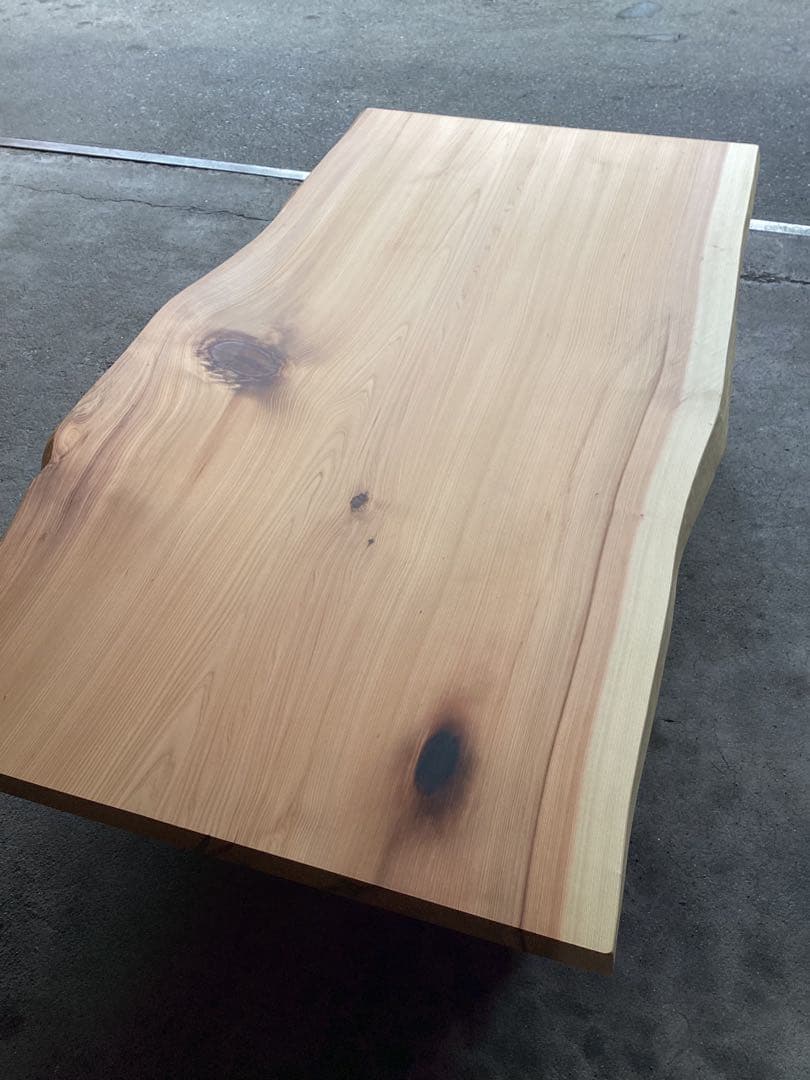 WSW　日光杉　一枚板テーブル　塗装済　天板のみ　杉　　1-3