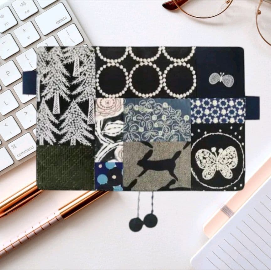 A5 ミナペルホネン　ハンドメイド　マルチ　手帳カバー