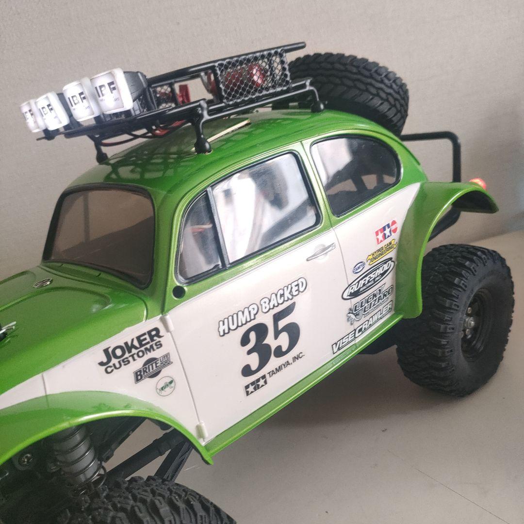 タミヤ1/10RC CC-02シャーシフルセット、 ビートルボディLED付き