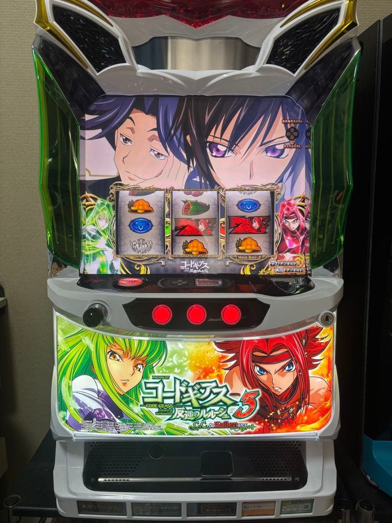 コードギアス 反逆のルルーシュ3 C.Cver スロット 実機