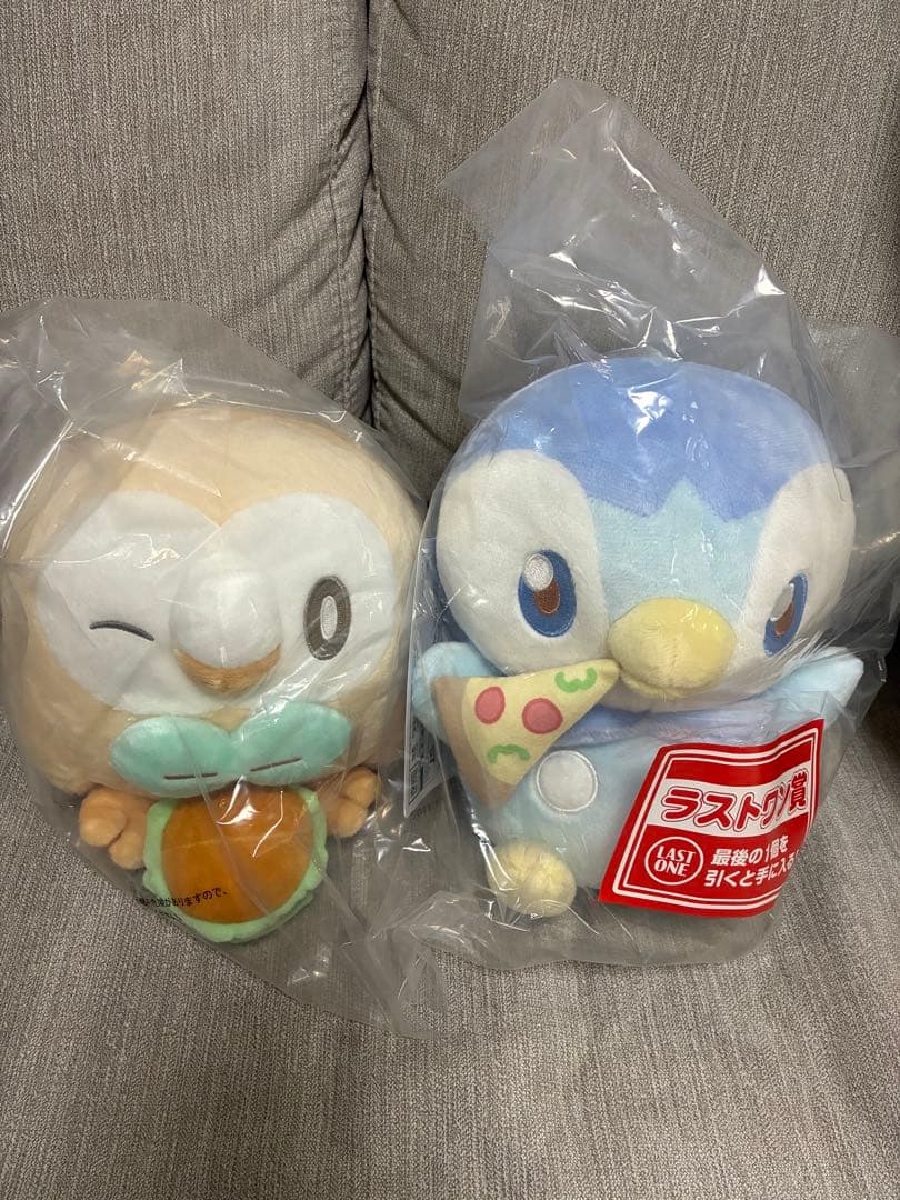 一番くじ　ポケモン　ポケピース　ラストワンポッチャマ C賞モクロー　セット